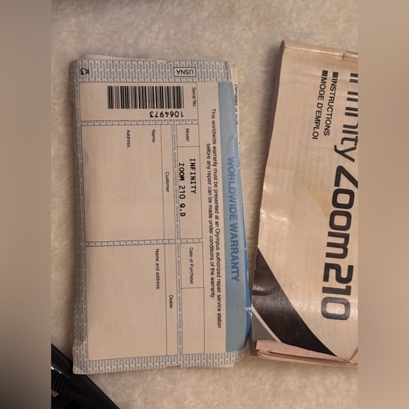 Vtg Olympus Infinity Zoom 210 Point and Shot Black Camera & Access.(not tested) - Picture 11 of 16